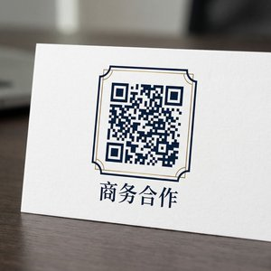 抖音风商务合作二维码